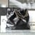 Chane1 22s 黑色金字 小号 (2) CHANEL 22 SMALL HANDBAG Gold buckle