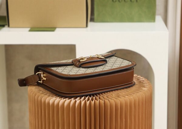 HORSEBIT 602204咖棕 (3) HORSEBIT 1955 SMALL SHOULDER BAG