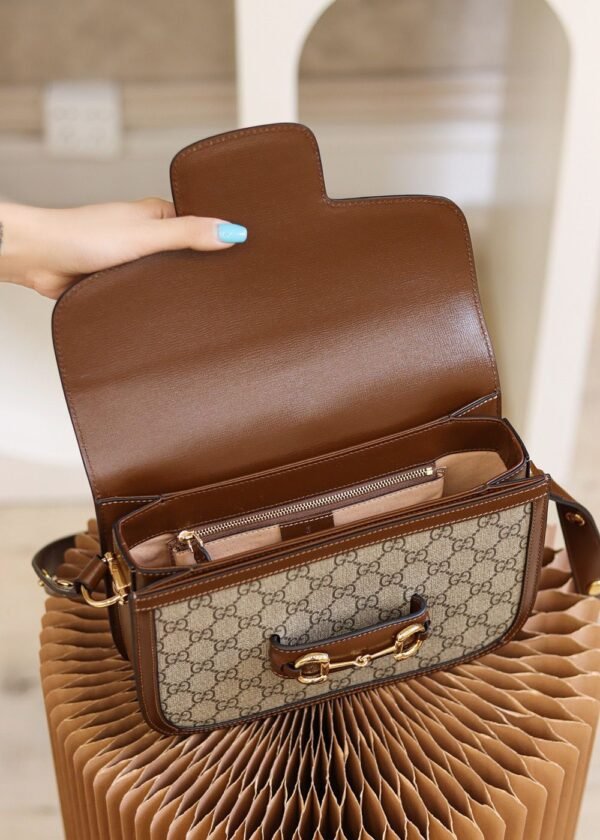 HORSEBIT 602204咖棕 (5) HORSEBIT 1955 SMALL SHOULDER BAG