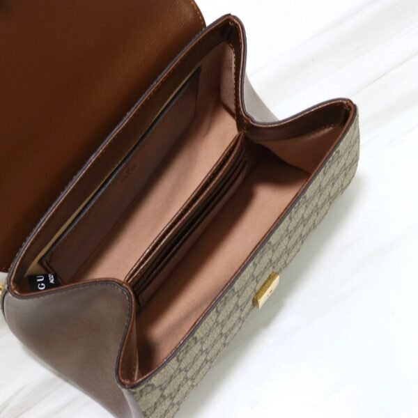 HORSEBIT 703848 老花棕色 (3) GUCCI HORSEBIT 1955 MINI TOP HANDLE BAG