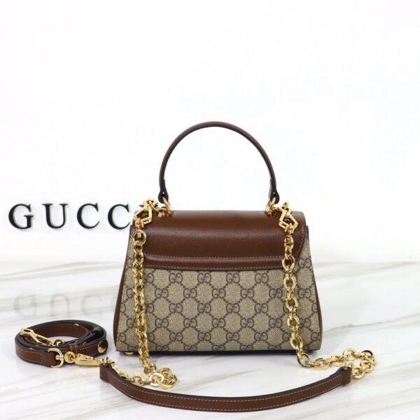 HORSEBIT 703848 老花棕色 (9) GUCCI HORSEBIT 1955 MINI TOP HANDLE BAG