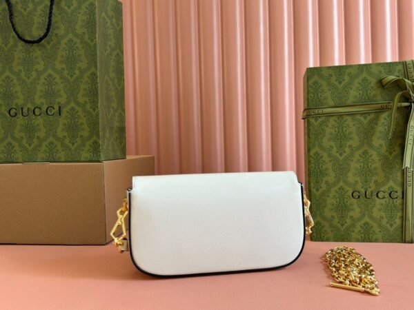 HORSEBIT SMALL 735178 白皮 (10) HORSEBIT 1955 SMALL SHOULDER BAG