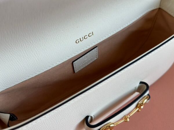 HORSEBIT SMALL 735178 白皮 (6) HORSEBIT 1955 SMALL SHOULDER BAG