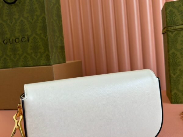 HORSEBIT SMALL 735178 白皮 (9) HORSEBIT 1955 SMALL SHOULDER BAG