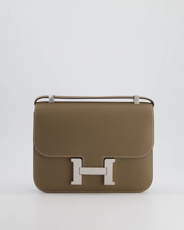 Hermès Constance epsom bag 24 Silver buckle