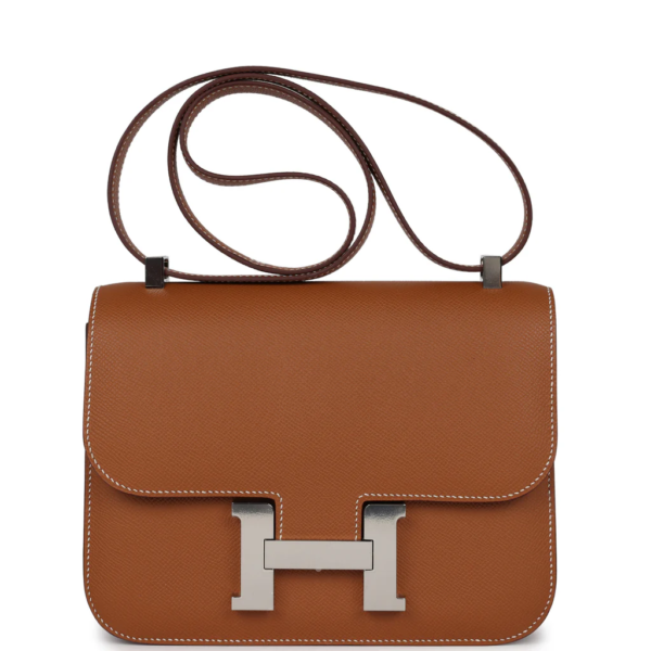 Hermès Constance epsom bag 24 Silver buckle