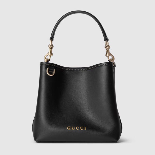 GUCCI EMBLEM MINI BUCKET BAG 815118