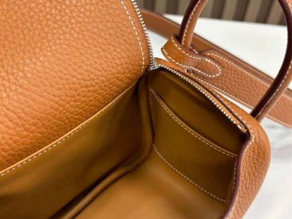 Lindy19金棕 银 (9) Hermès Lindy mini bag