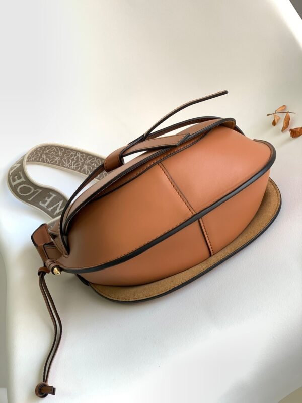 LOEWE Mini Gate Dual bag in soft calfskin and jacquard