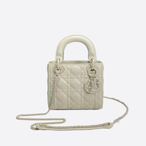 M0505ILOIM030_E01-1 Dior Lady Bag Ultramatte Cannage Calfskin Mini