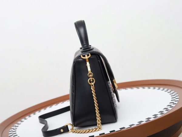 GUCCI MARMONT SMALL TOP HANDLE BAG 498110
