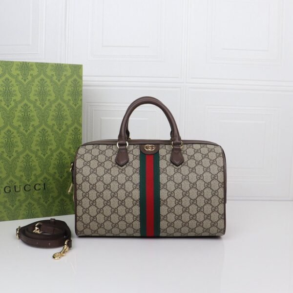 OPHIDIA 大号 棕色 772065 (1) GUCCI OPHIDIA MEDIUM TOP HANDLE BAG 772065