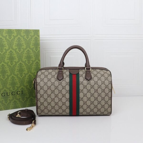 OPHIDIA 大号 棕色 772065 (6) GUCCI OPHIDIA MEDIUM TOP HANDLE BAG 772065