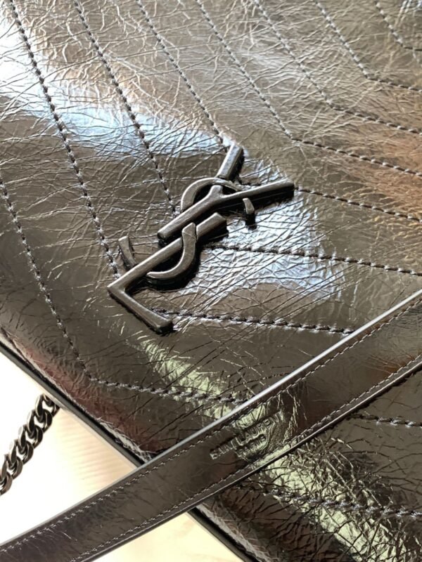 YSL NIKI 黑色577999 (3) YSL NIKI SHOPPING IN VINTAGE LEATHER