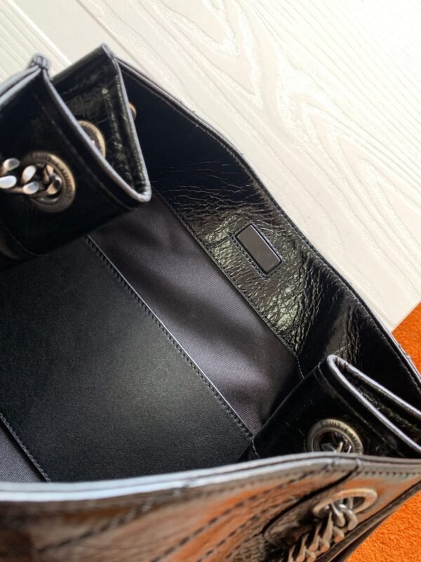 YSL NIKI 黑色577999 (6) YSL NIKI SHOPPING IN VINTAGE LEATHER