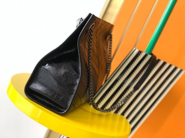 YSL NIKI 黑色577999 (8) YSL NIKI SHOPPING IN VINTAGE LEATHER