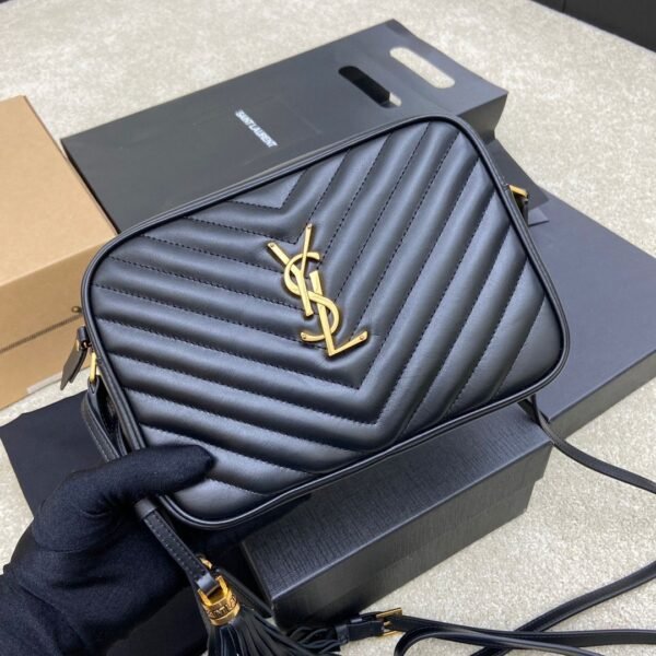 YSL LOU CAMERA BAG IN QUILTED LEATHER
