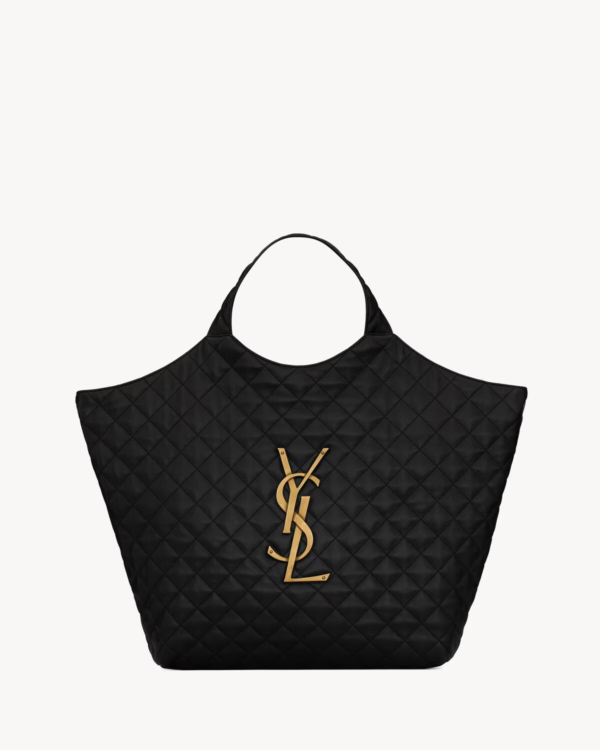 YSL ICARE MAXI SHOPPING BAG IN QUILTED LAMBSKIN