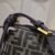 Simply Fendi  Brown FF jacquard fabric mini bag