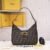 fendi 牛角包金扣 (1) FENDI Zucca canvas Mamma Croissant shoulder bag