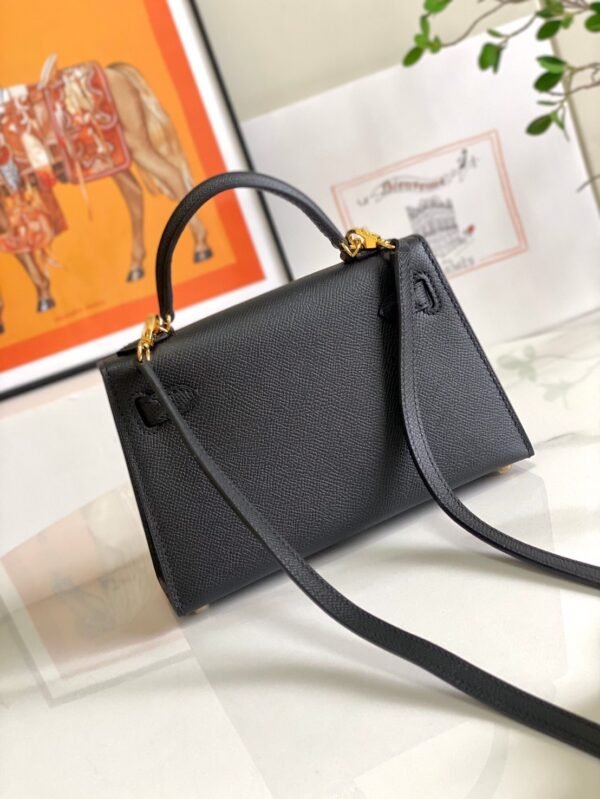hermes Kelly 19 黑 金 (2) Hermès Kelly Bag Palm lines 19