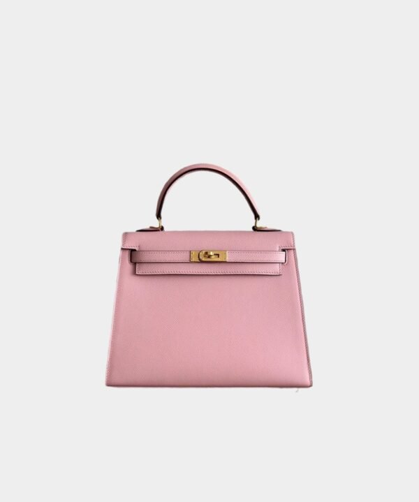 hermes Kelly 粉色 金扣25 (1) Hermès Kelly Bag Palm lines 25