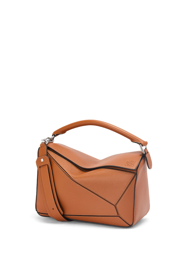 loewe Puzzle 中号 棕色 (1) LOEWE Medium Classic Puzzle Bag in Cowhide
