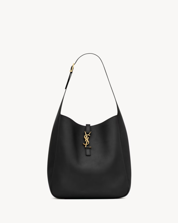 YSL LE 5 À 7 SUPPLE LARGE IN GRAINED LEATHER