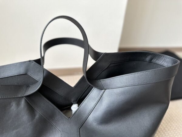 ysl Y托特包 黑色 (4) YSL Y TOTE IN LEATHER