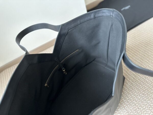 ysl Y托特包 黑色 (5) YSL Y TOTE IN LEATHER