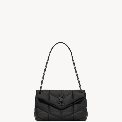 YSL PUFFER Quilted SMALL Nappa Bag