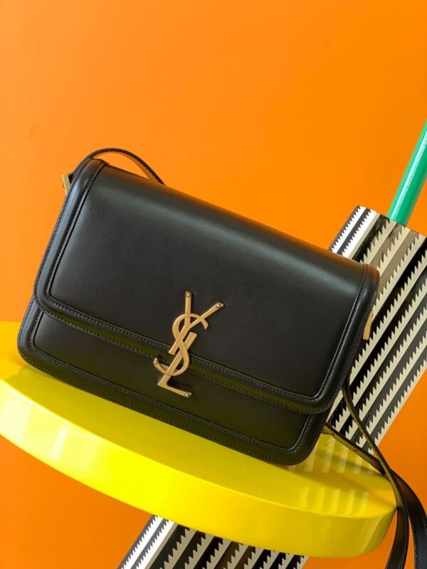 ysl 豆腐包 中号黑色 (1) YSL SOLFERINO SATCHEL IN BOX SAINT LAURENT