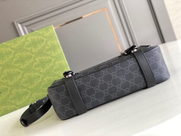 古驰 邮差包 黑色 658542 (2) GUCCI SMALL MESSENGER BAG 658542