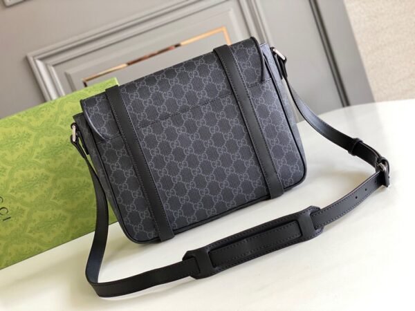 古驰 邮差包 黑色 658542 (7) GUCCI SMALL MESSENGER BAG 658542
