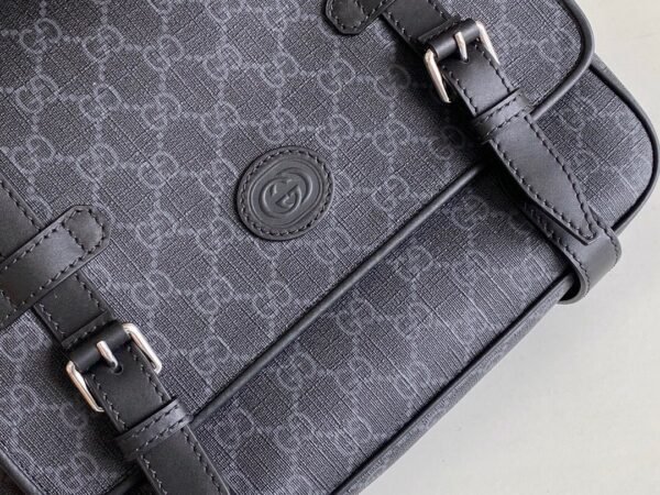 古驰 邮差包 黑色 658542 (8) GUCCI SMALL MESSENGER BAG 658542