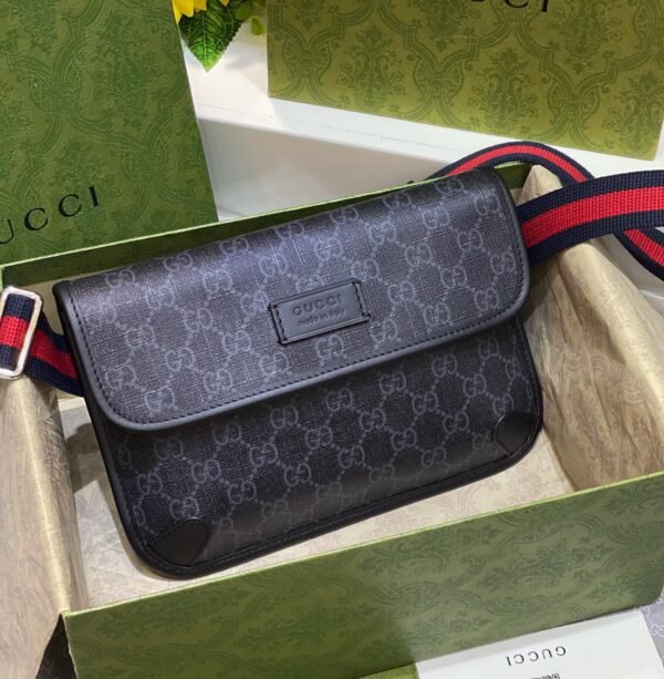 GUCCI BLACK BELT BAG 598113