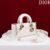 Dior Small Lady D-Joy Bag White