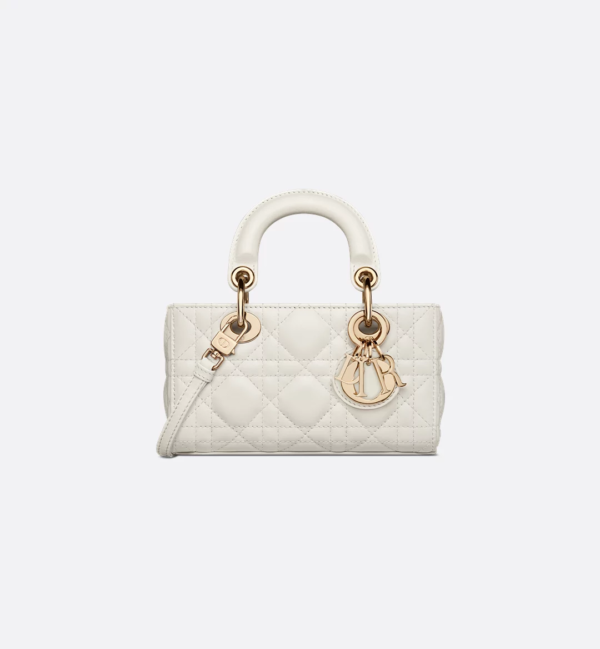 Dior Lady D-Joy Micro Bag White