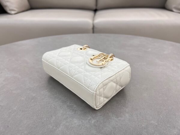 Dior Lady D-Joy Micro Bag White