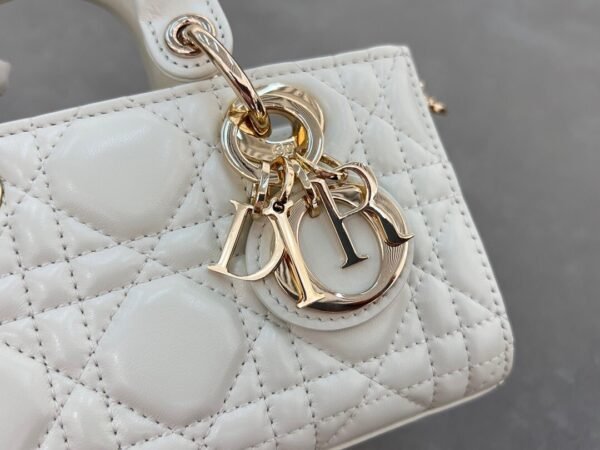 Dior Lady D-Joy Micro Bag White