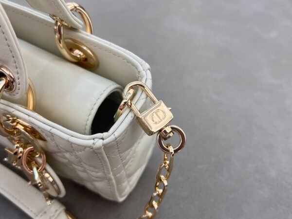 Dior Lady D-Joy Micro Bag White