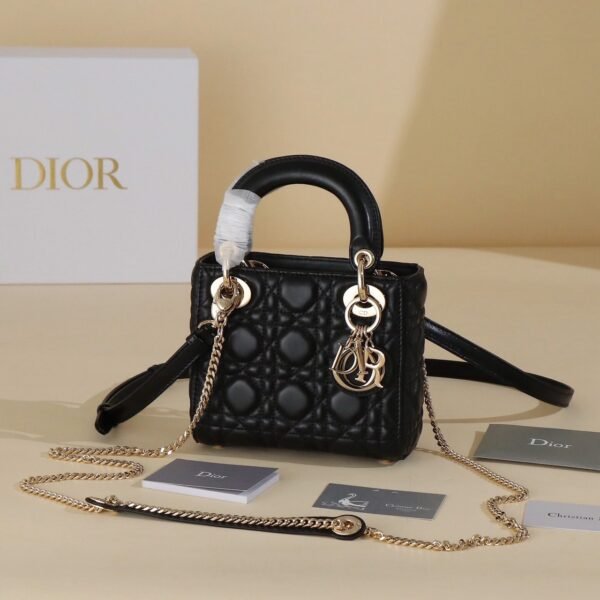 Dior Mini Lady Bag Cannage Lambskin