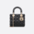 羊皮戴妃包4格黑色 (1) Dior Small Lady Bag Lambskin Cannage