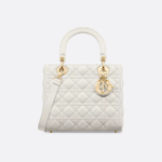 Medium Lady Dior Bag Cannage Lambskin