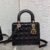 羊皮戴妃包5格黑色 (2) Medium Lady Dior Bag Cannage Lambskin