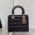 羊皮戴妃包5格黑色 (3) Medium Lady Dior Bag Cannage Lambskin