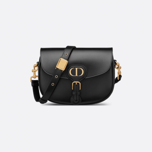 迪奥 bobby黑色中号牛皮 (1) Medium Dior Bobby Bag