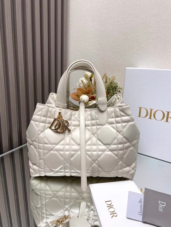 Dior Medium Toujours Bag Cannage Calfskin