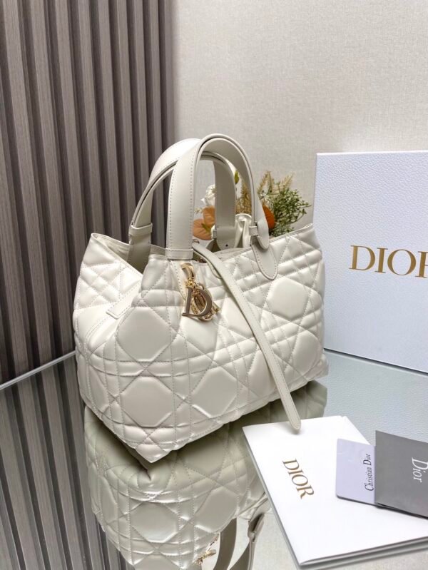 Dior Medium Toujours Bag Cannage Calfskin