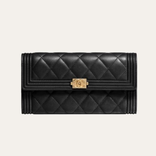 CHANEL leboy long wallet